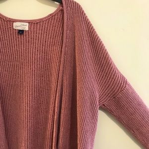 Universal thread pink cardigan